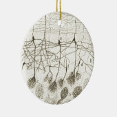 Cajals Neuronen 8 Keramikornament (Rechts)
