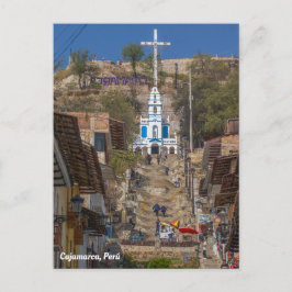 Cajamarca, Perú Cerro Santa Apolonia Postkarte