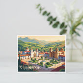 Cajamarca Peru Postkarte (Stehend Vorderseite)