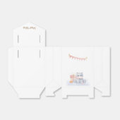 Cajita personalizada Hipopótamo Gris Geschenkschachtel (Ungefaltet)