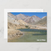 Cajón del Maipo, Chile Postcard Postkarte (Vorne/Hinten)