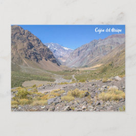Cajón del Maipo, Chile Postkarte