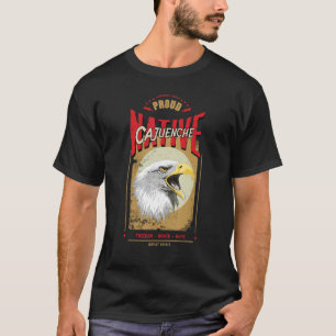 Cajuenche Native American Eagle Spirit Vintag Hon T-Shirt