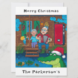 Cajun Alligator geht Weihnachten