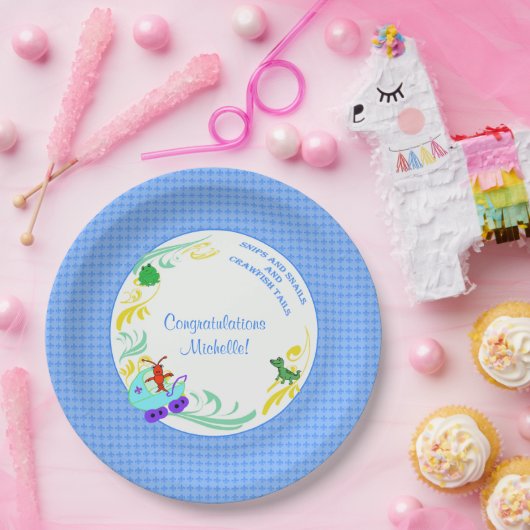 Cajun Baby Pappteller (Party)