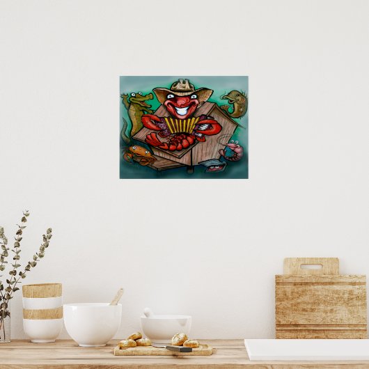 Cajun Band Poster (Küche)