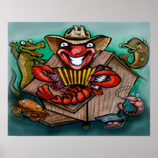 Cajun Band Poster (Vorne)