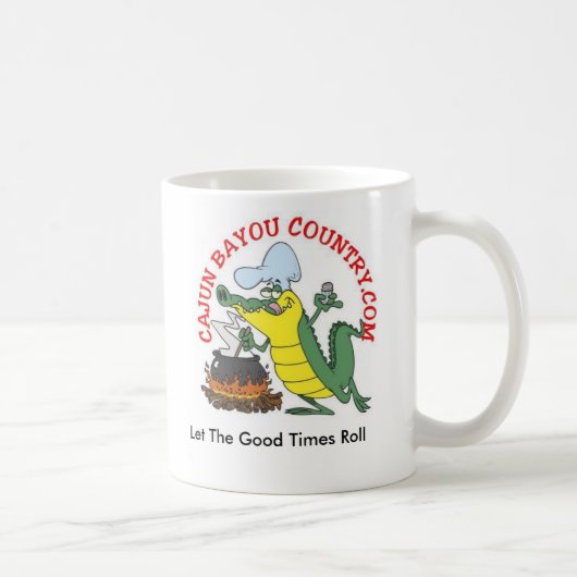 Cajun Bayou Country.Com Kaffeetasse (Rechts)