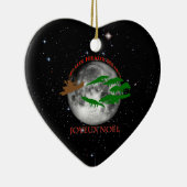 Cajun Christmas Keramik Ornament (Rechts)