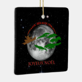 Cajun Christmas Keramikornament (Rechts)