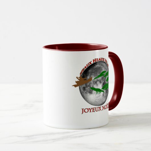 Cajun Christmas Tasse (VorderseiteRechts)