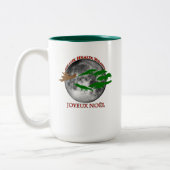 Cajun Christmas Zweifarbige Tasse (Links)