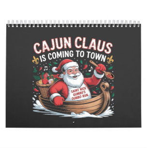 Cajun Clause kommt in die Stadt Weihnachts Krampus Kalender
