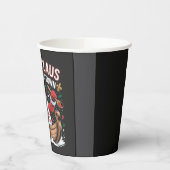 Cajun Clause kommt in die Stadt Weihnachts Krampus Pappbecher (Links)