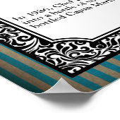 Cajun Cocktail Poster (Ecke)