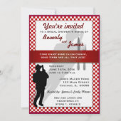 Cajun Cookin Brautparty-Tafel-Entwurf Einladung (Vorderseite)