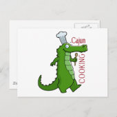 cajun_cooking postkarte (Vorne/Hinten)