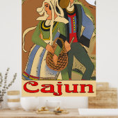 Cajun Couple mit Eaks Poster (Küche)