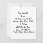 Cajun Crawfish Boil Party Einladung (Rückseite)