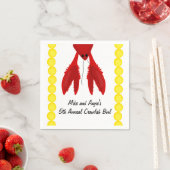 Cajun Crawfish Boil Party Napkins Serviette (Beispiel)