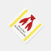 Cajun Crawfish Boil Party Napkins Serviette (Ecke)