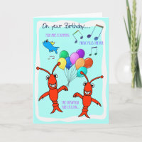 Cajun Crawfish Happy Birthday