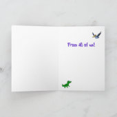 Cajun Crawfish Happy Birthday Karte (Innenseite)