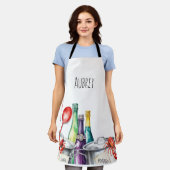 Cajun Crawfish Koch Schürze (Getragen)