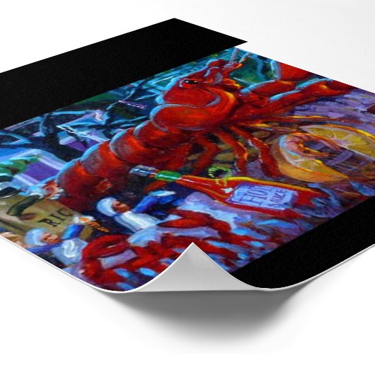 CAJUN CRAWFISH POSTER (Ecke)