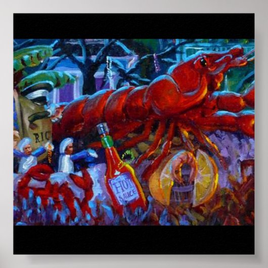 CAJUN CRAWFISH POSTER (Vorne)