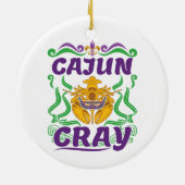 Cajun Cray Crawfish Boil Louisiana New Orleans Keramik Ornament (Hinten)