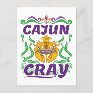 Cajun Cray Crawfish Boil Louisiana New Orleans Postkarte