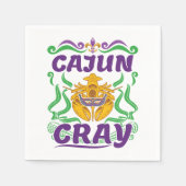 Cajun Cray Crawfish Boil Louisiana New Orleans Serviette (Vorderseite)