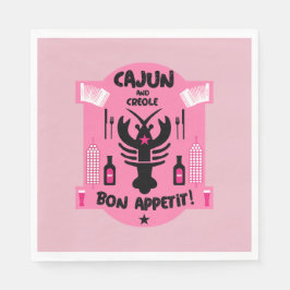 Cajun & Creole Cooks Serviette