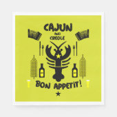 Cajun & Creole Cooks Serviette (Vorderseite)