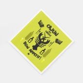 Cajun & Creole Cooks Serviette (Ecke)