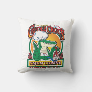 Cajun Creole Mardi Gras Crocodile Kissen