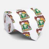 Cajun Creole Mardi Gras Crocodile Krawatte (Gerollt)