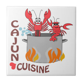 Cajun Cuisine Fliese