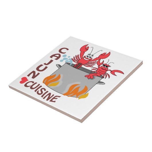 Cajun Cuisine Fliese (Seite)