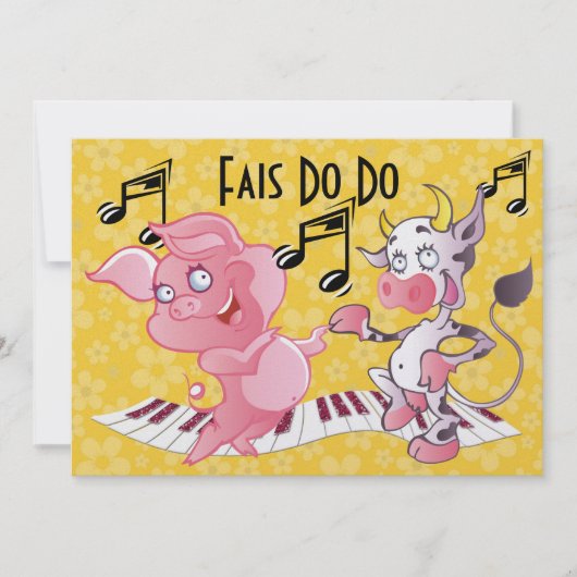 Cajun - Fais Do - Party Einladung (Vorderseite)