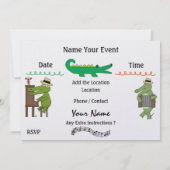 Cajun - Fais Do - Party Einladung (Rückseite)