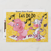 Cajun - Fais Do - Party Einladung (Vorne/Hinten)