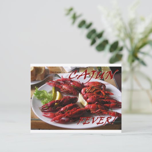 Cajun Fieber! Postkarte (Stehend Vorderseite)