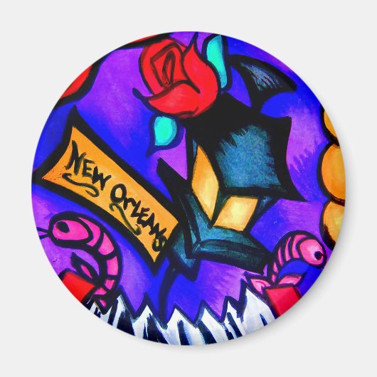 Cajun Flava Magnet (Vorne)