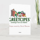 Cajun Garnele-Grüße Karte (Rückseite)