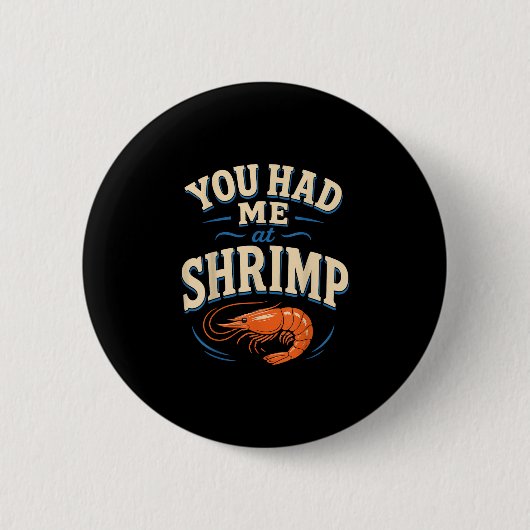 Cajun-Garnelenliebhaber Meeresfrüchte Button (Vorderseite)