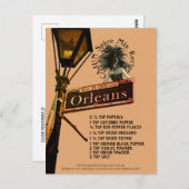 Cajun Gewürz Mix Rezept | Postkarte (Vorne/Hinten)