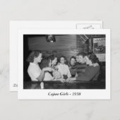 Cajun Girls, 1938 Postkarte (Vorne/Hinten)