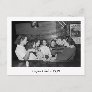 Cajun Girls, 1938 Postkarte